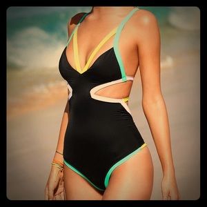 VS Victoria’s Secret Neon Bathing Suit Monokini